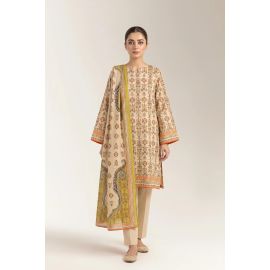 Printed Unstitched 3PC