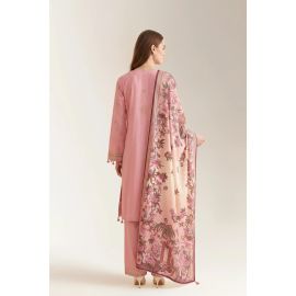 Embroidered Cambric-Pink Unstitched 3PC