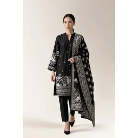 Printed Unstitched 3PC