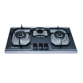 Glam Gas Food book-A3 Hob |3 Burner | Kitchen Gas Stove | Gas Stove